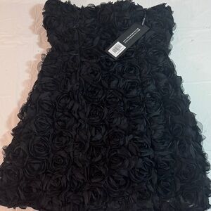 Elegant Black Rose Women's dresa